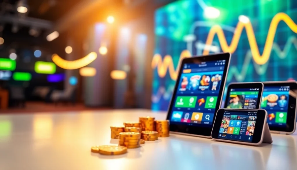 Engaging view of Nhà cái RGBET's vibrant betting platform showcasing sports and casino offerings.