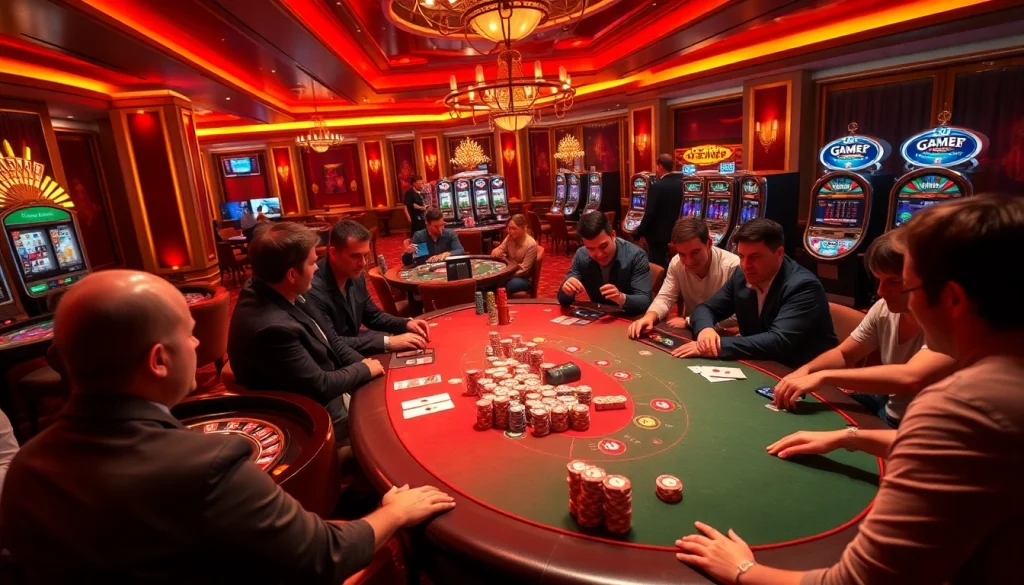 Experience the thrill of gaming 288T-style at our lively casino tables.