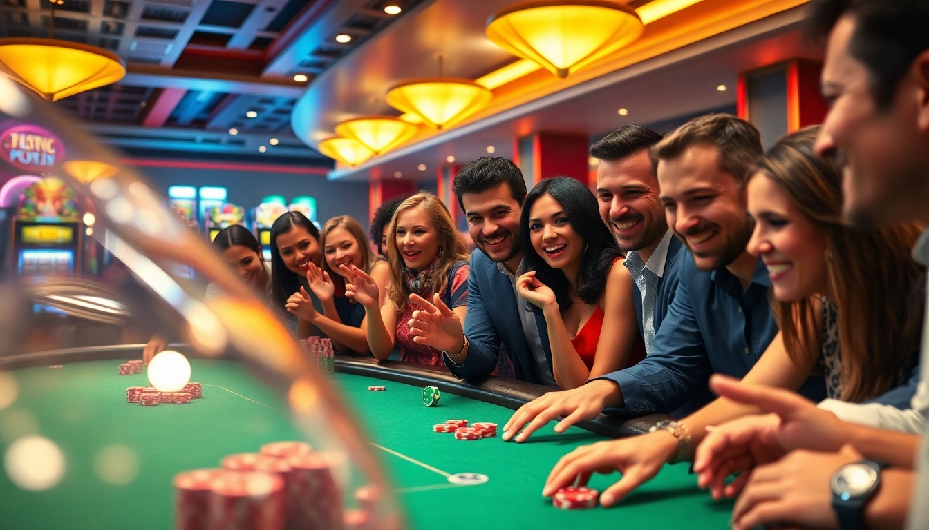 Experience thrilling poker gameplay at LK68Vip, where players enjoy high-stakes excitement at a vibrant casino table.